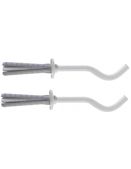 MENSOLA RADIATORE GHISA 3/4 COLONNE(coppia) RAL9010