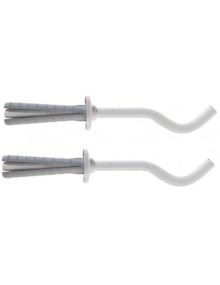 GUSSEISEN RADIATORWANDHALTERUNG 5/6 SÄULEN (Paar) RAL9010