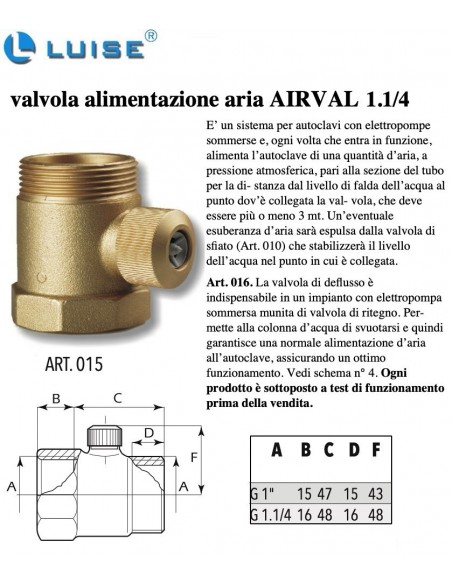 VALVOLA  ALIMENTAZIONE ARIA 1.14 015