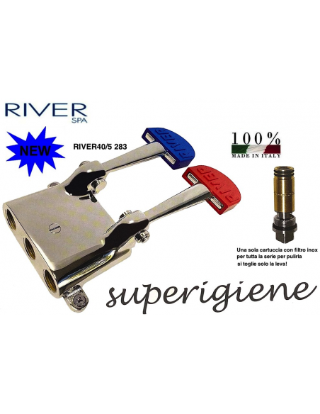 RUBINETTO A PEDALE DOPPIO RIVER40/5 283