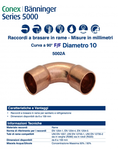 90° Winkel Innengewinde-Innengewinde Durchmesser 10mm