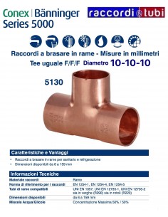 TEE F/F/F DURCHMESSER 10x10x10mm