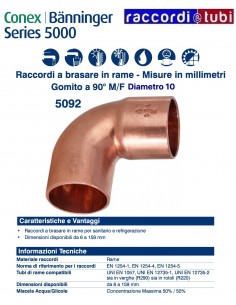 90° Winkel männlich-weiblich Durchmesser 10mm