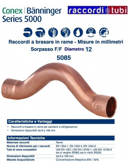 CURVA SORPASSO F/F D.12mm