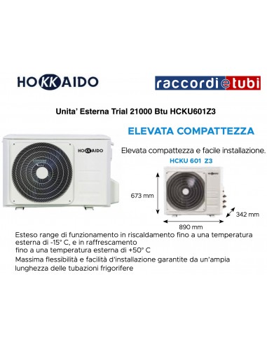 HOKKAIDO UNITA' ESTERNA 21000 TRIAL HCKU601Z3