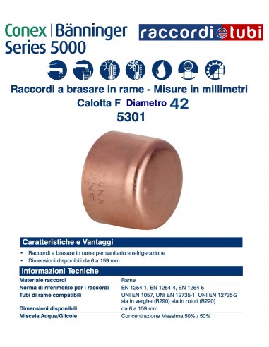 CALOTTA FEMMINA DIAMETRO 42mm