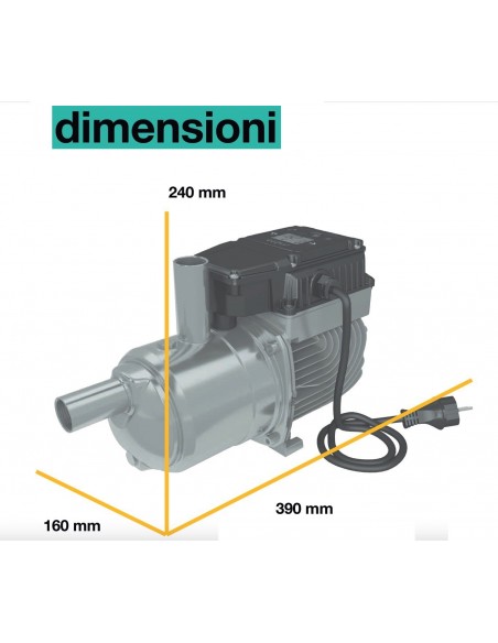 Elektropumpe Calpeda Meta Small mit integriertem Inverter