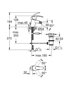 MISCEL.BIDET GROHE EUROSMART NEW32929002 2