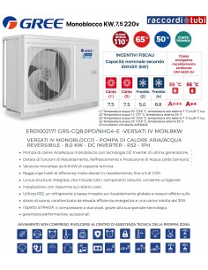 LUFT/WASSER-WÄRMEPUMPE KW.7,5 ER01002171