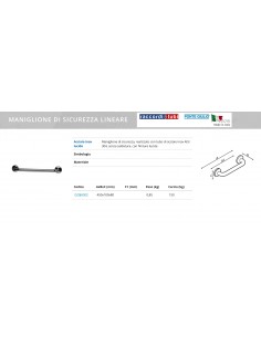 LINEARES SICHERHEITSSTANGENHALTER 450MM