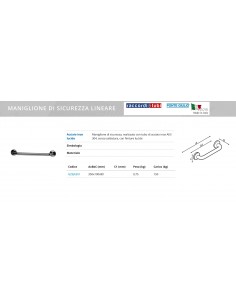 MANIGLIONE SICUREZZA LINEARE 350MM