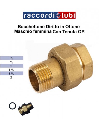 BOCCHETTONE OTTONE DIRITTO MF TENUTA OR 3/4