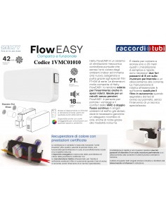 RECUPERATORE DI CALORE HELTY FLOW EASY COD.1VMC01010