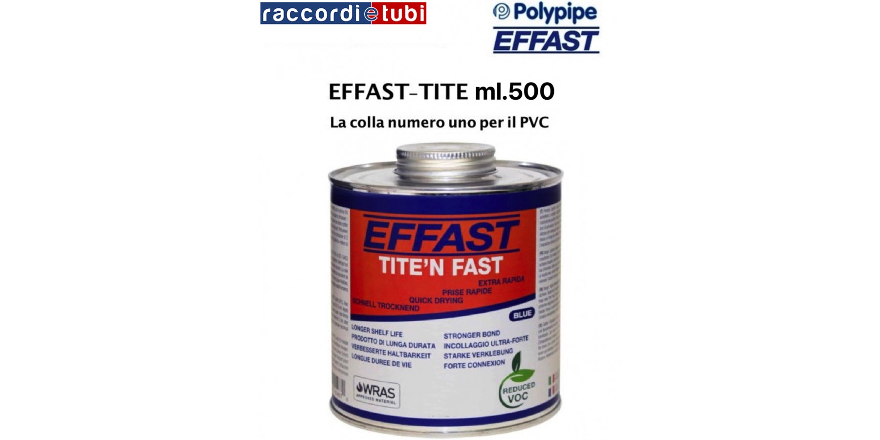 EFFAST-TITE COLLA PER PVC ML.500 ET_500