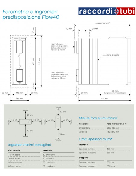 WÄRMERÜCKGEWINNUNGSGERÄT HELTY FLOW 40PURE CODE 1VMC02006