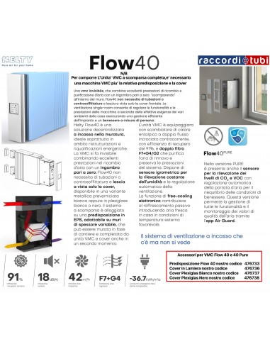 WÄRMERÜCKGEWINNUNG HELTY FLOW 40 CODE 1VMC02005
