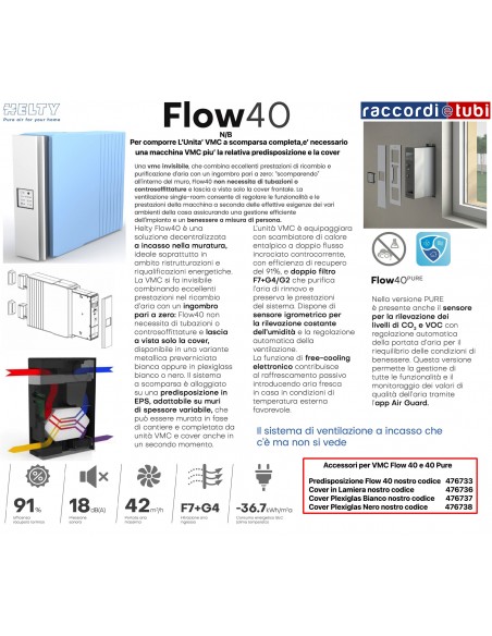 WÄRMERÜCKGEWINNUNG HELTY FLOW 40 CODE 1VMC02005