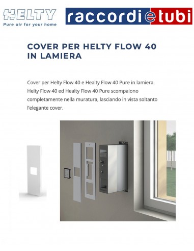 ABDECKUNG FÜR FLOW40 AUS BLECH HELTY