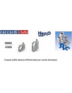 COPPIA STAFFE AF695 PER COLLETTORE ACORN