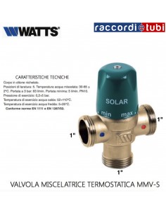THERMOSTATISCHER MISCHER WATTS 1" 97560