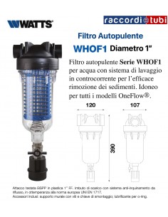 WATTS WHOF1 SELBSTREINIGENDER FILTER 1" DURCHMESSER