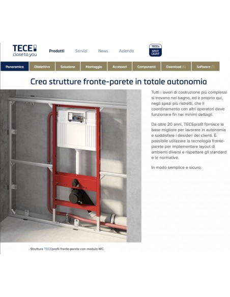 TECEprofil UNITA'DI FISSAGGIO FILETTO FEMMINA  M8  9040004