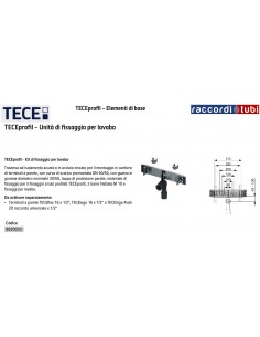 TECEprofil KIT FISSAGGIO LAVABO 9020033