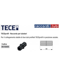 TECEprofil ACHSVERBINDER ZUR VERBINDUNG DES ROHRS 9010009