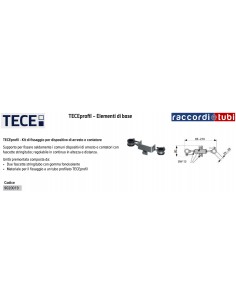 TECEprofil SET PER RUBINETTI DI ARRESTO 9020019