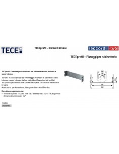 TECEprofil HALTERUNG FÜR ARMATUREN 9020041