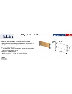 TECEprofil STAFFA LEGNO PER MONTAGGIO TERMINALI 9150000