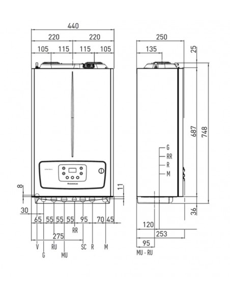 IMMERGAS KESSEL VICTRIX TERA PLUS V2 KONDENSATION-METHAN NUR HEIZUNG