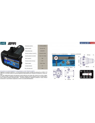 EINSTELLBARER DRUCKSCHALTER PRESSURE EPR...