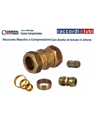 MANICOTTO OTTONE CON OGIVA DIAMETRO 22X22