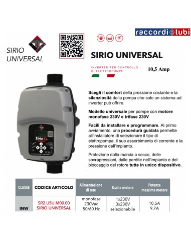 INVERTER SIRIO UNIVERSAL ITALTECNICA...