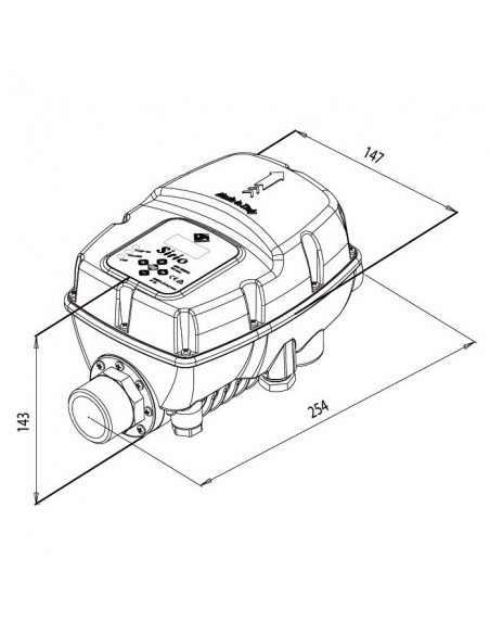 INVERTER SIRIO UNIVERSAL ITALTECNICA 230/230+380 10,5A 9,7A