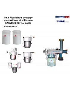 RICARICA DI POLIFOSFATI EASYDOS REFILL MANTA CONFEZIONE...