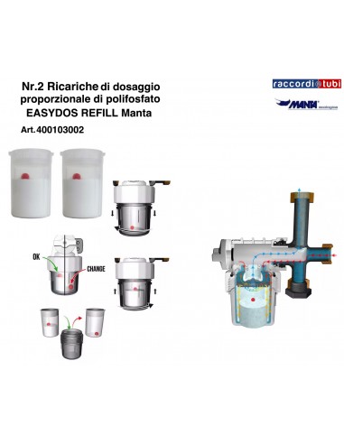 RICARICA DI POLIFOSFATI EASYDOS REFILL MANTA...