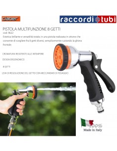 PISTOLA CLABER MULTIFUNZIONE 8 GETTI 9622