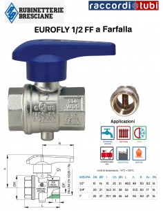 EUROFLY 1/2 FF SCHMETTERLINGSVENTIL 60000104