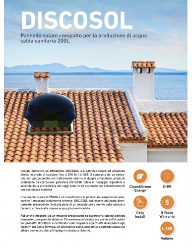 PANNELLO SOLARE ATI HYDROSOL 200 HS200