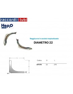 ACORN BIEGEHALTER DURCHMESSER 22 AUS VERZINKTEM STAHL