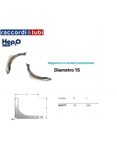 ACORN BIEGERING MIT 15 MM DURCHMESSER AUS VERZINKTEM STAHL