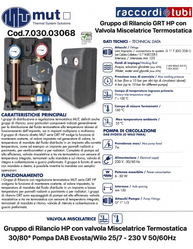 Gruppo di Rilancio HP con valvola Miscelatrice...