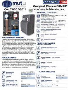 HP Fördergruppe mit motorisiertem Dreiwege-Mischventil...