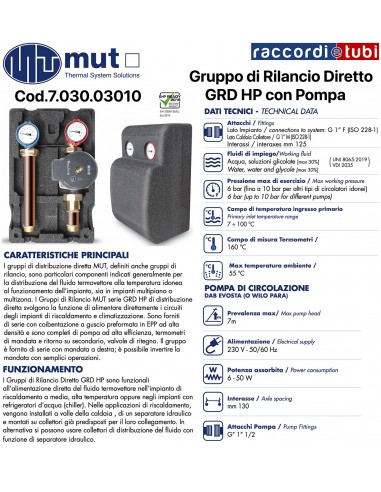 Gruppo di Rilancio HP Diretto con Pompa703003010