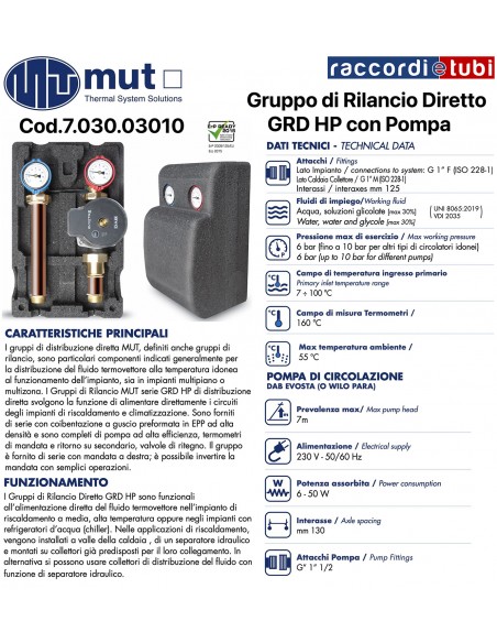 Gruppo di Rilancio HP Diretto con Pompa703003010