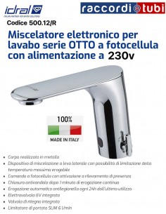 MISCELATORE ELETTRONICO IDRAL 500.12/R SERIE OTTO 230V
