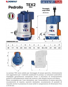 PEDROLLO ELEKTROPUMPE TEX2