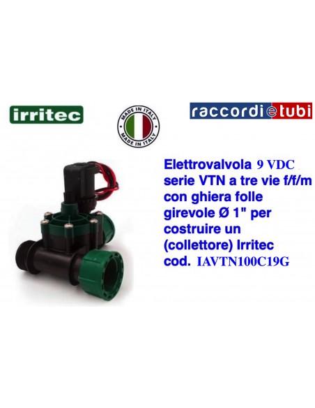 ELETTROVALVOLA RRITEC DA COLLETTORE IAVTN100C14 1" 9V